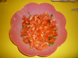 salata de patrunjel tabbouleh pasul 2